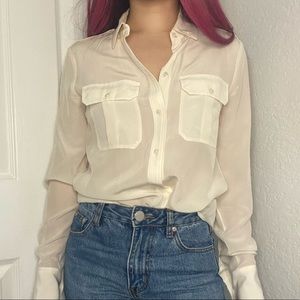 100% silk Heritage Collection Silk button down